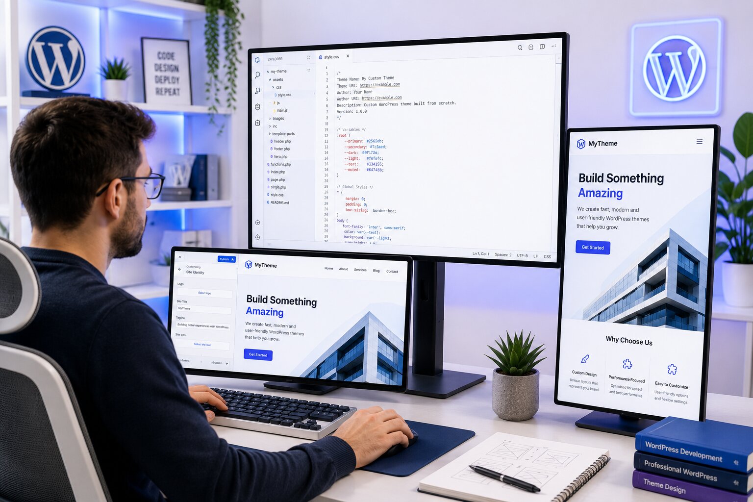 Custom WordPress Theme Development